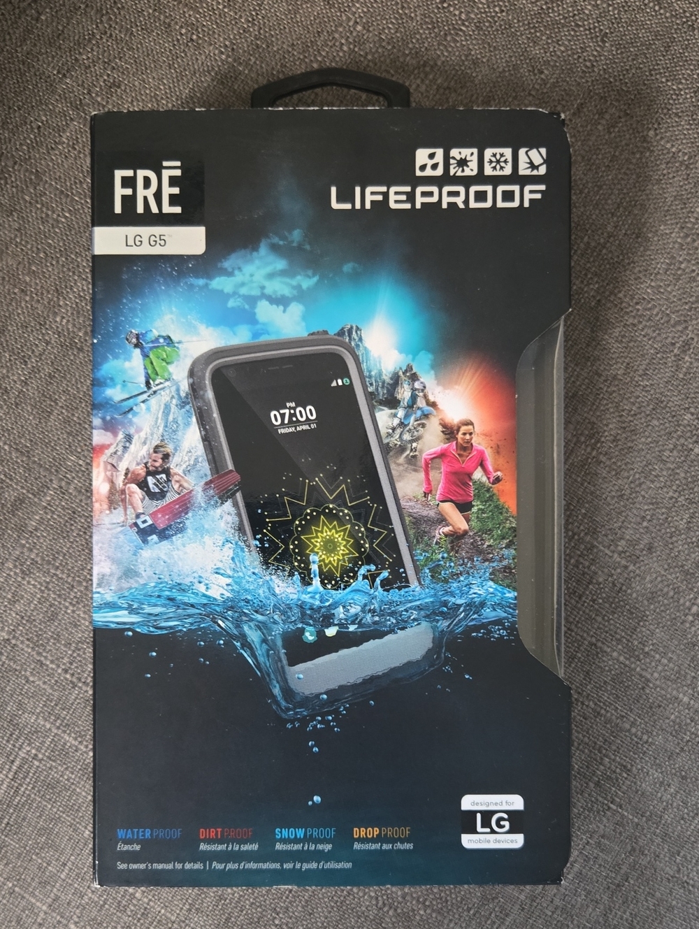 LifeProof FRE Case for LG G5 in Black